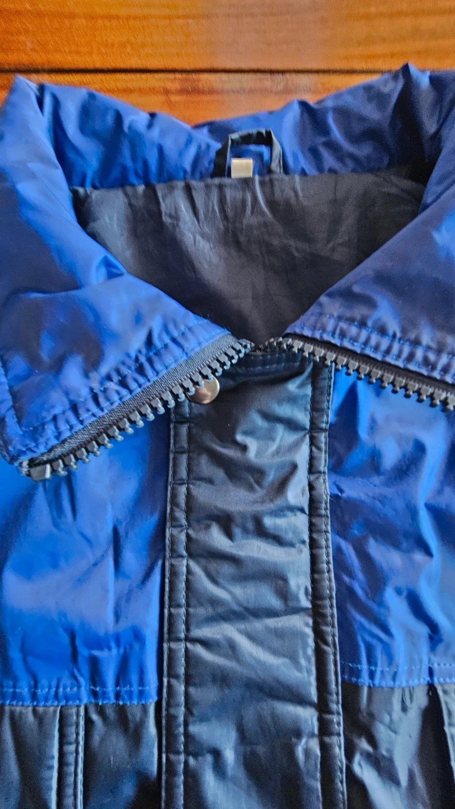Veste parka Opsial bleu marine taille L – photo 7